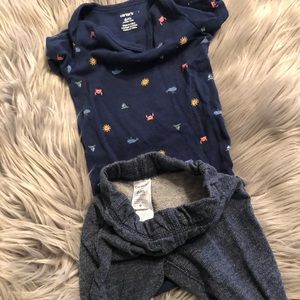 Carter’s Onesie with Matching pant set